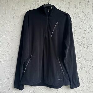 SCOTTEVEST Jacket Men Large Fleece Tech Full Zip Pockets Black